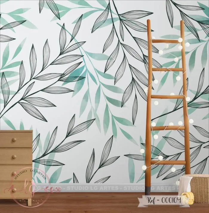 Papel de Parede Floral 0104