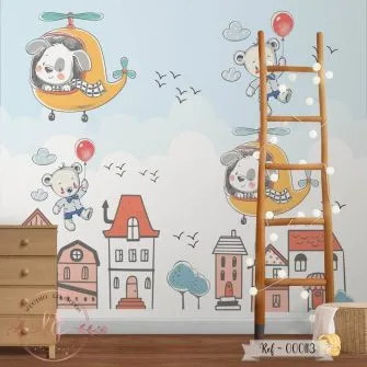 Papel de Parede Cidade Animada