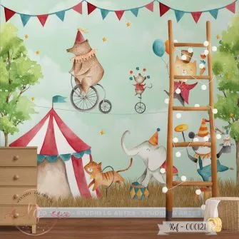 Papel de Parede Safari no Circo