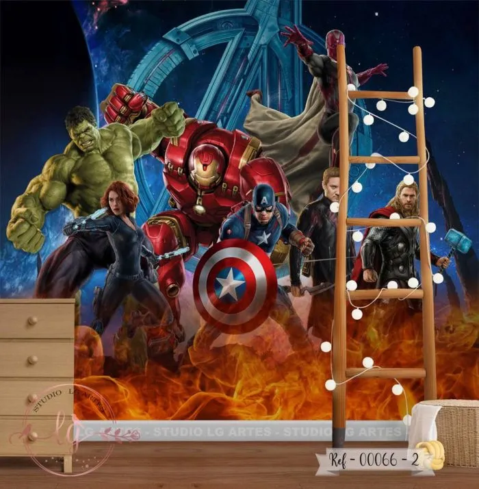Papel De Parede Vingadores 00662