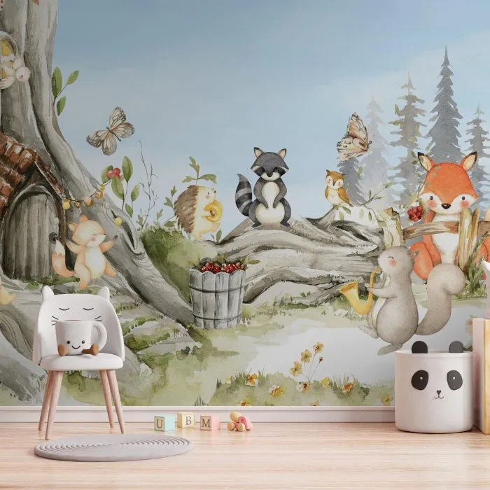 Papel de Parede Animais na Floresta